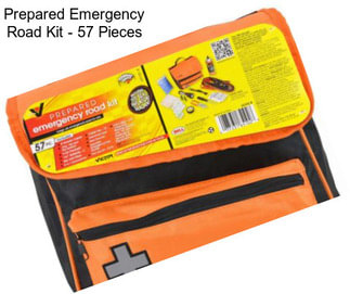 Prepared Emergency Road Kit - 57 Pieces