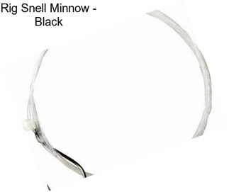 Rig Snell Minnow - Black