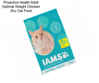 Proactive Health Adult Optimal Weight Chicken Dry Cat Food