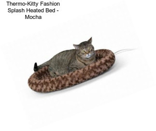 Thermo-Kitty Fashion Splash Heated Bed - Mocha