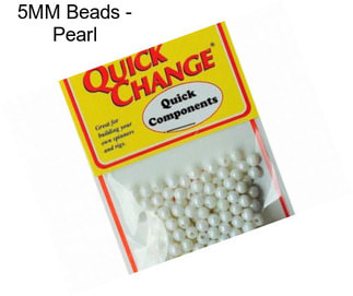 5MM Beads - Pearl