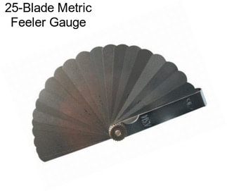 25-Blade Metric Feeler Gauge