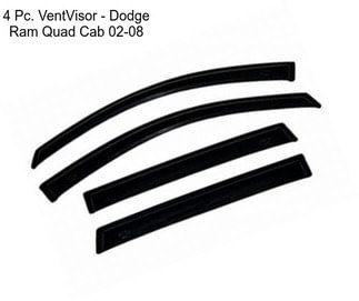 4 Pc. VentVisor - Dodge Ram Quad Cab 02-08
