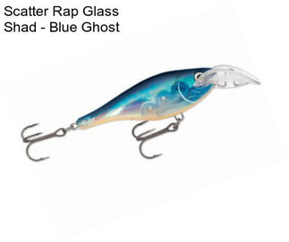 Scatter Rap Glass Shad - Blue Ghost