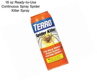 16 oz Ready-to-Use Continuous Spray Spider Killer Spray