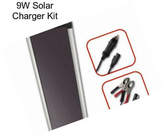 9W Solar Charger Kit