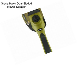 Grass Hawk Dual-Bladed Mower Scraper