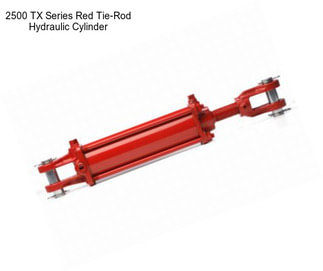 2500 TX Series Red Tie-Rod Hydraulic Cylinder