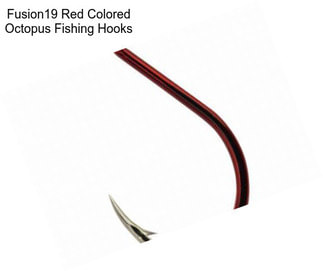 Fusion19 Red Colored Octopus Fishing Hooks