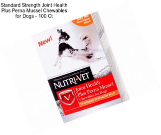 Standard Strength Joint Health Plus Perna Mussel Chewables for Dogs - 100 Ct