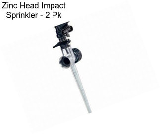 Zinc Head Impact Sprinkler - 2 Pk