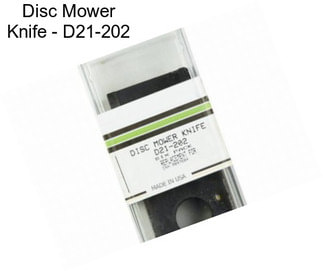 Disc Mower Knife - D21-202