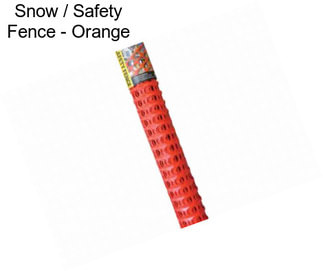 Snow / Safety Fence - Orange