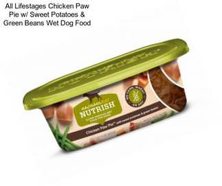 All Lifestages Chicken Paw Pie w/ Sweet Potatoes & Green Beans Wet Dog Food