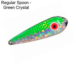Regular Spoon - Green Crystal