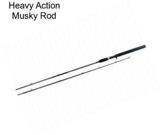 Heavy Action Musky Rod