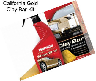 California Gold Clay Bar Kit