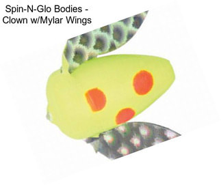 Spin-N-Glo Bodies - Clown w/Mylar Wings