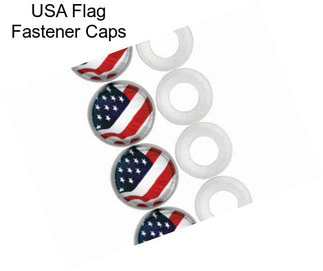 USA Flag Fastener Caps