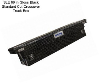 SLE 69 in Gloss Black Standard Cut Crossover Truck Box