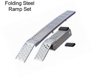 Folding Steel Ramp Set