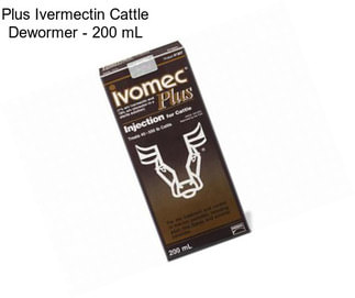 Plus Ivermectin Cattle Dewormer - 200 mL