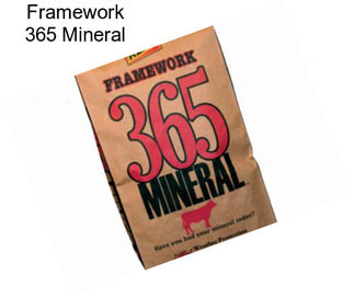 Framework 365 Mineral