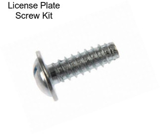 License Plate Screw Kit