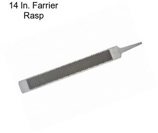 14 In. Farrier Rasp