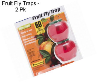 Fruit Fly Traps - 2 Pk