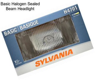 Basic Halogen Sealed Beam Headlight