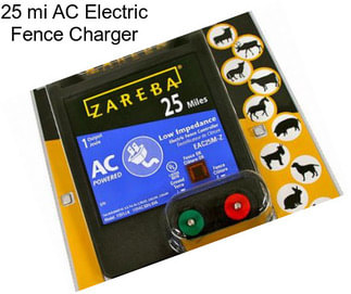 25 mi AC Electric Fence Charger