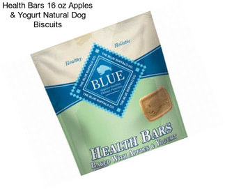 Health Bars 16 oz Apples & Yogurt Natural Dog Biscuits