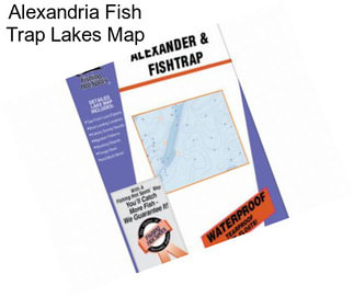 Alexandria Fish Trap Lakes Map