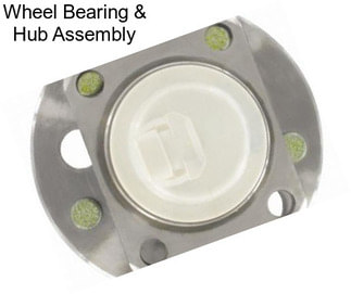 Wheel Bearing & Hub Assembly