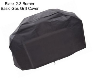 Black 2-3 Burner Basic Gas Grill Cover