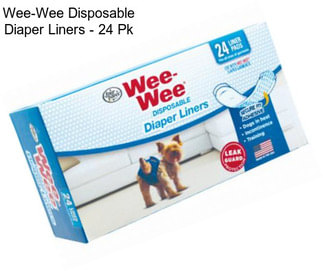 Wee-Wee Disposable Diaper Liners - 24 Pk