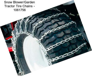 Snow Blower/Garden Tractor Tire Chains - 1061756