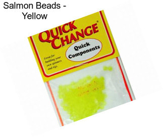 Salmon Beads - Yellow