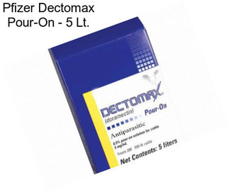 Pfizer Dectomax Pour-On - 5 Lt.