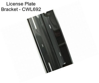 License Plate Bracket - CWL692