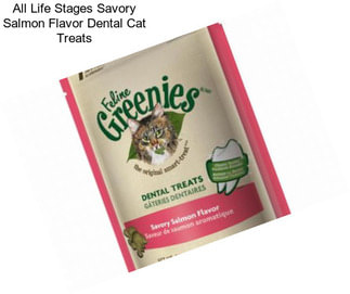 All Life Stages Savory Salmon Flavor Dental Cat Treats