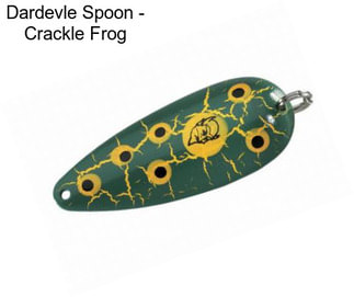 Dardevle Spoon - Crackle Frog