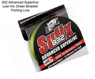 832 Advanced Superline Low-Vis Green Braided Fishing Line