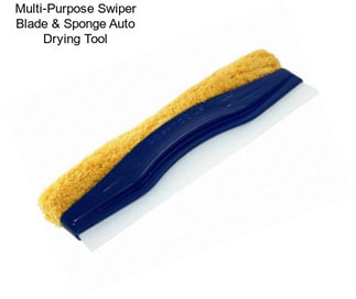 Multi-Purpose Swiper Blade & Sponge Auto Drying Tool