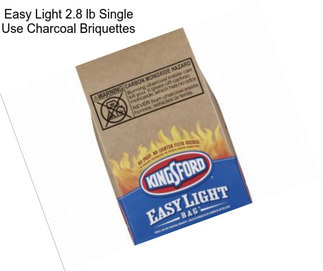 Easy Light 2.8 lb Single Use Charcoal Briquettes