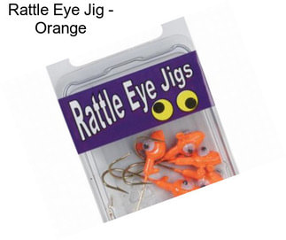 Rattle Eye Jig - Orange
