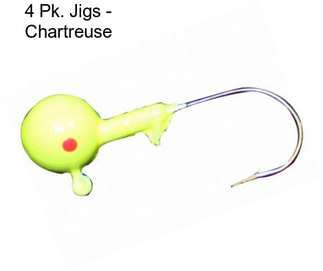 4 Pk. Jigs - Chartreuse