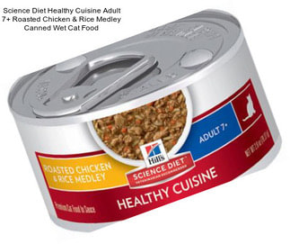 Science Diet Healthy Cuisine Adult 7+ Roasted Chicken & Rice Medley Canned Wet Cat Food