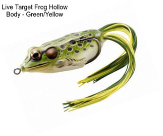 Live Target Frog Hollow Body - Green/Yellow